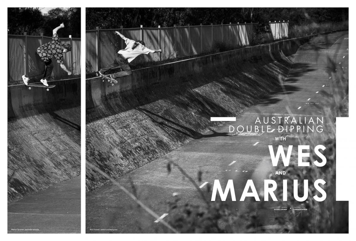 WES AND MARIUS: AUSTRALIAN DOUBLE DIPPING - Best mates on a stealthy mission Down Under...